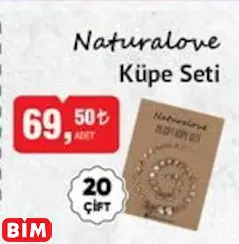 NATURALOVE KÜPE SETİ NATURALOVE KÜPE SETİ